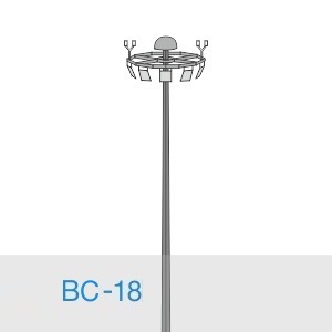 Прожекторная мачта освещения ВС-18-ТО/8-II