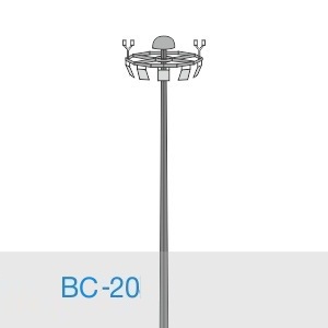 Прожекторные мачты освещения ВС-20-Во/16-II