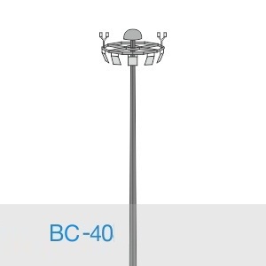 Прожекторная мачта освещения ВС-40-А2/48-II